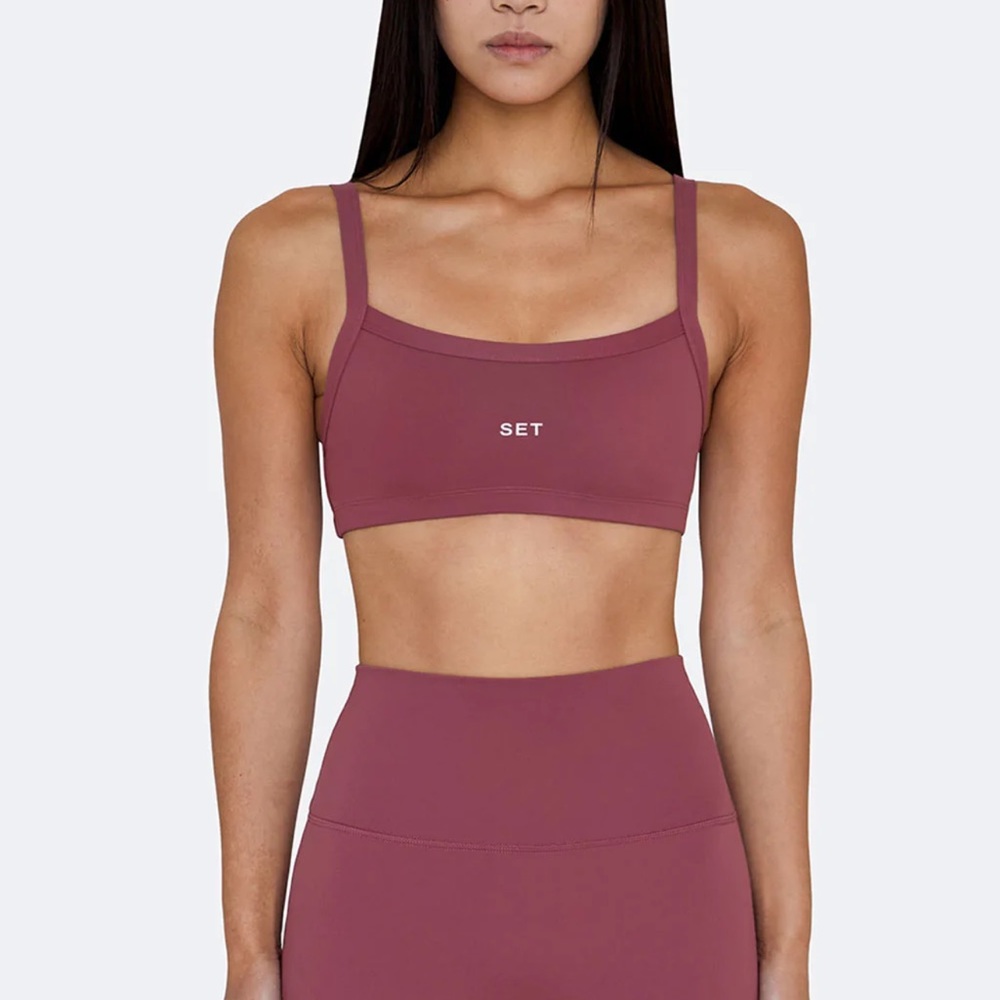Set Active sport body scoop bra color canyon